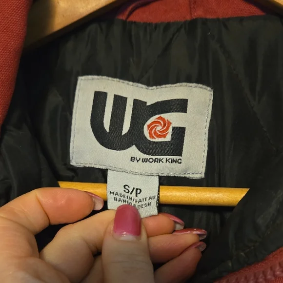 Work King Raspberry Work Chore Jacket Ladies Small - Picture 2 of 6